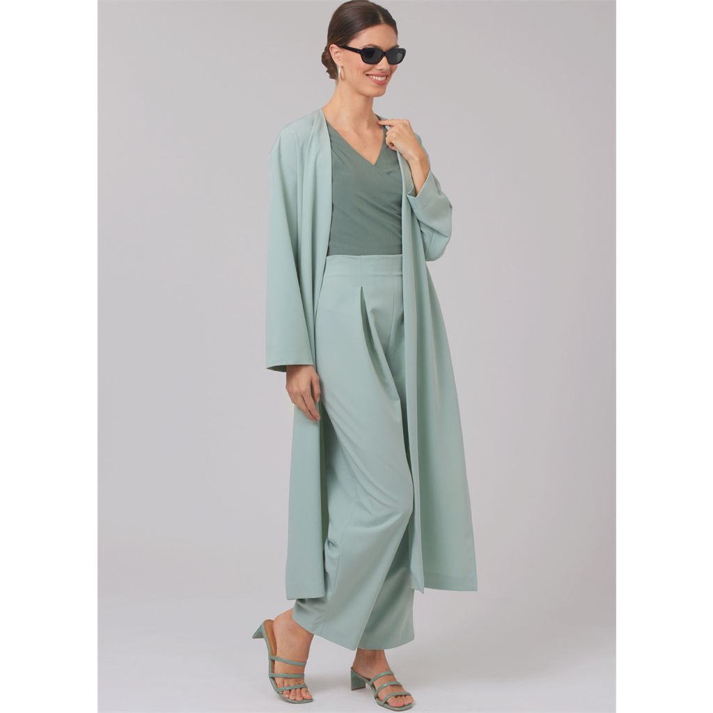 New Look Sewing Pattern N6796 Misses Coat Tops and Pants 6796 Image 5 From Patternsandplains.com