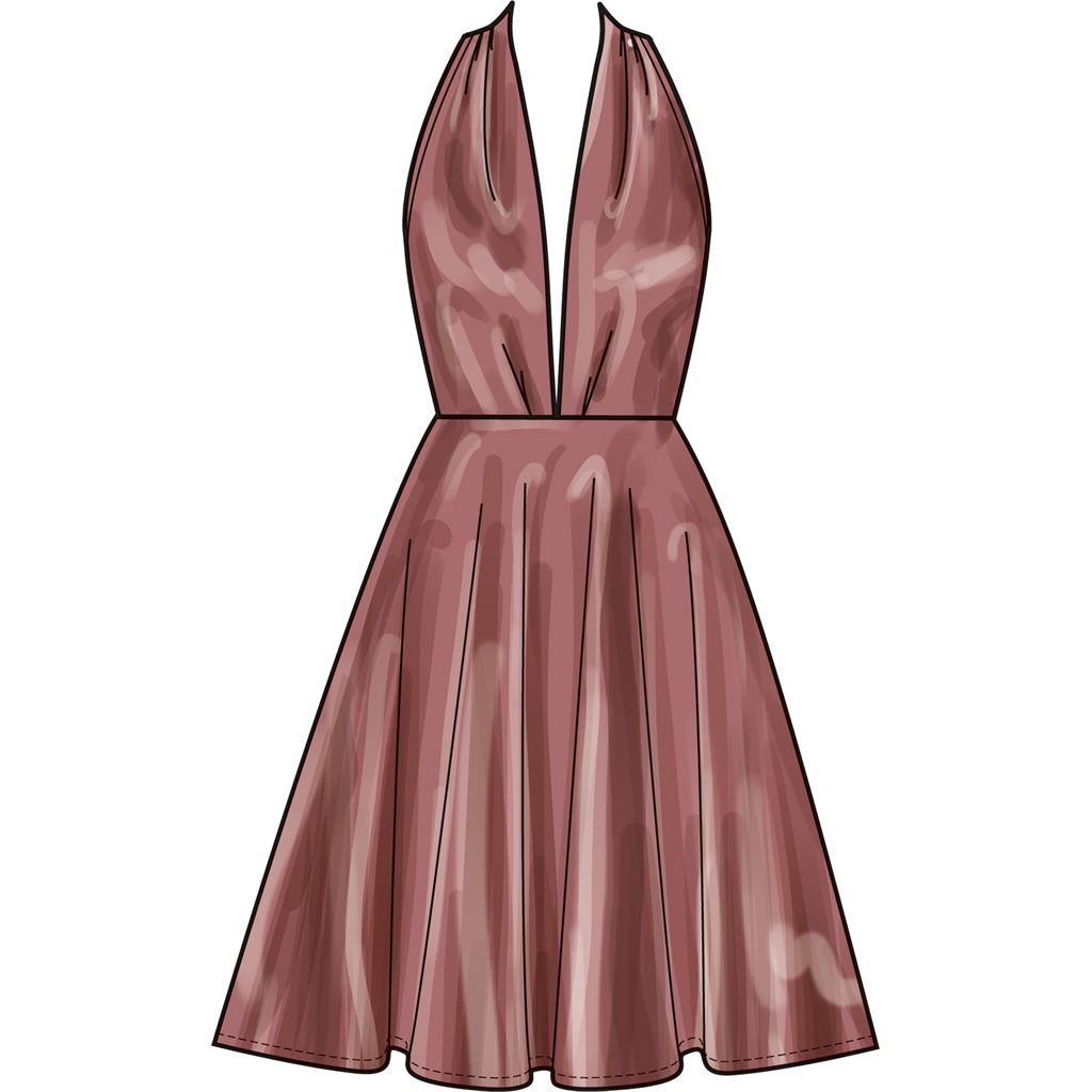 New Look Sewing Pattern N6797 Misses Dress in Two Lengths 6797 Image 3 From Patternsandplains.com