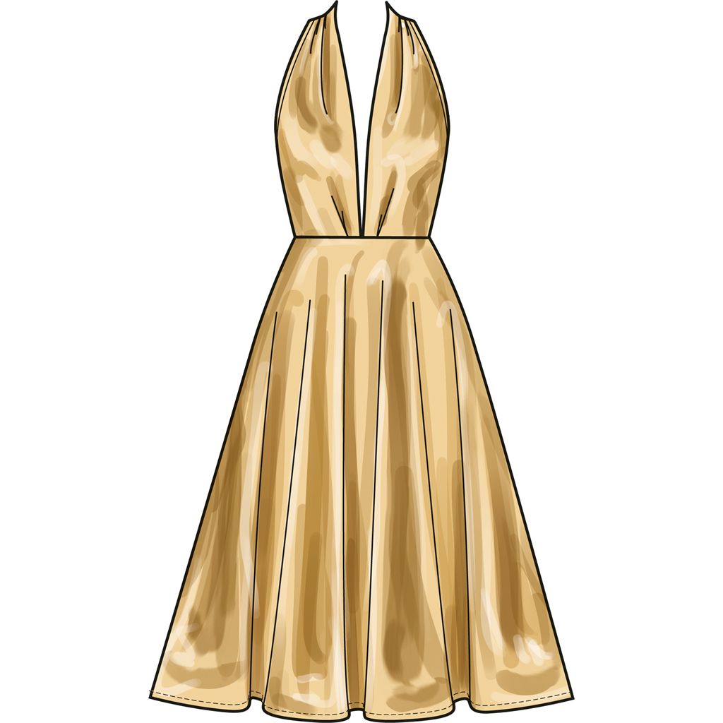 New Look Sewing Pattern N6797 Misses Dress in Two Lengths 6797 Image 4 From Patternsandplains.com