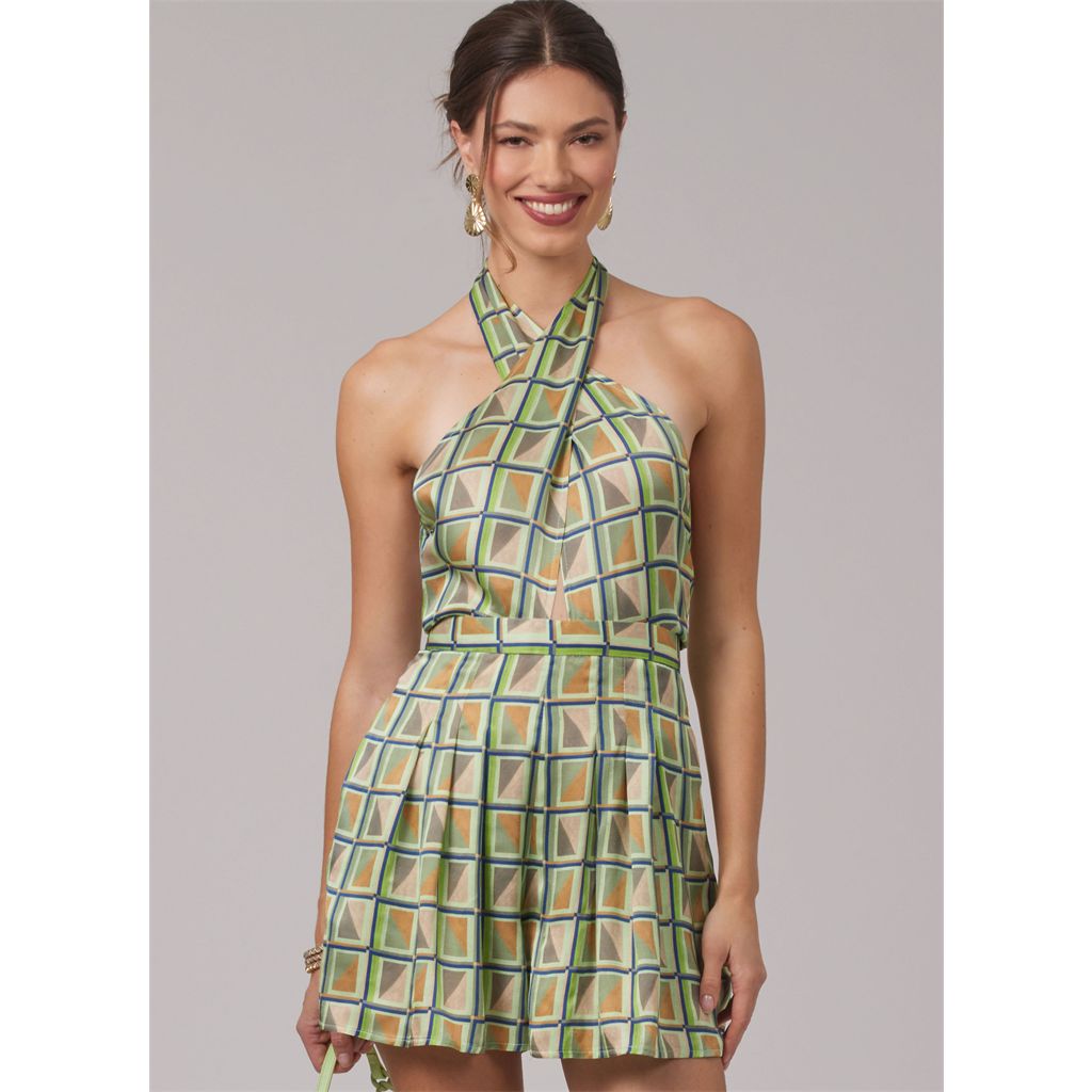 New Look Sewing Pattern N6798 Misses Romper and Jumpsuit 6798 Image 2 From Patternsandplains.com