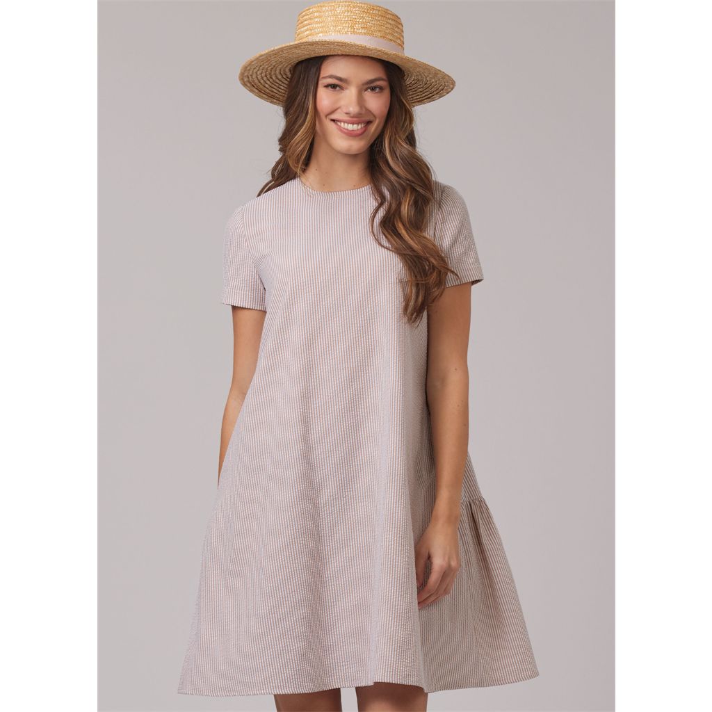 New Look Sewing Pattern N6799 Misses Dress with Sleeve and Length Variations 6799 Image 2 From Patternsandplains.com