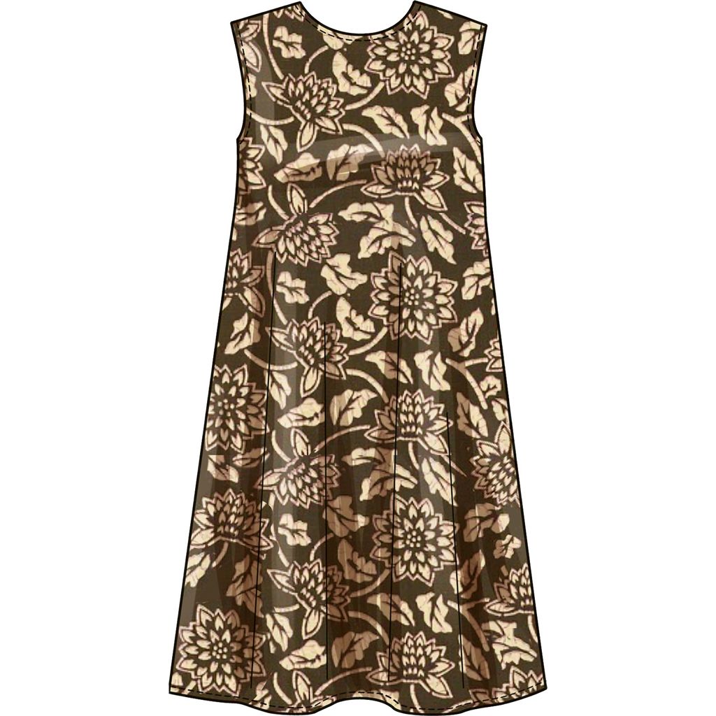 New Look Sewing Pattern N6799 Misses Dress with Sleeve and Length Variations 6799 Image 3 From Patternsandplains.com