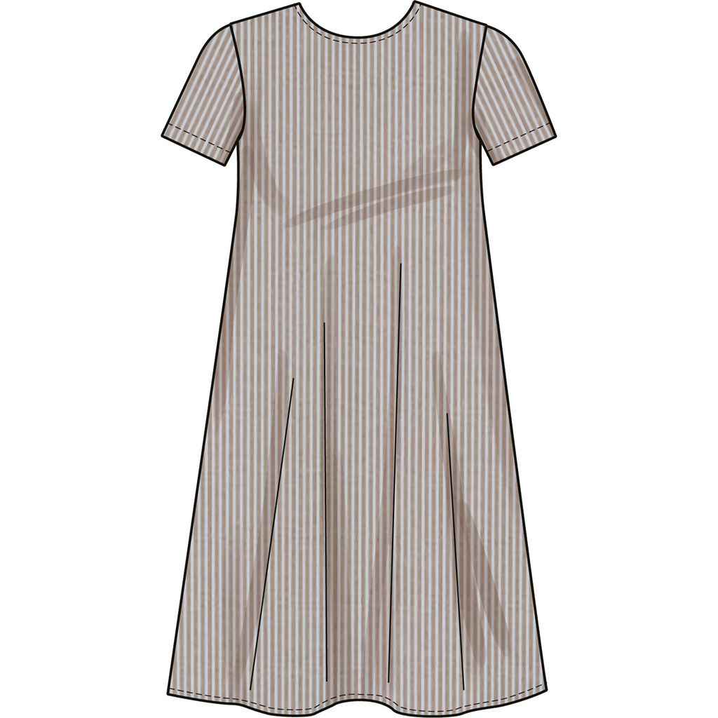 New Look Sewing Pattern N6799 Misses Dress with Sleeve and Length Variations 6799 Image 4 From Patternsandplains.com