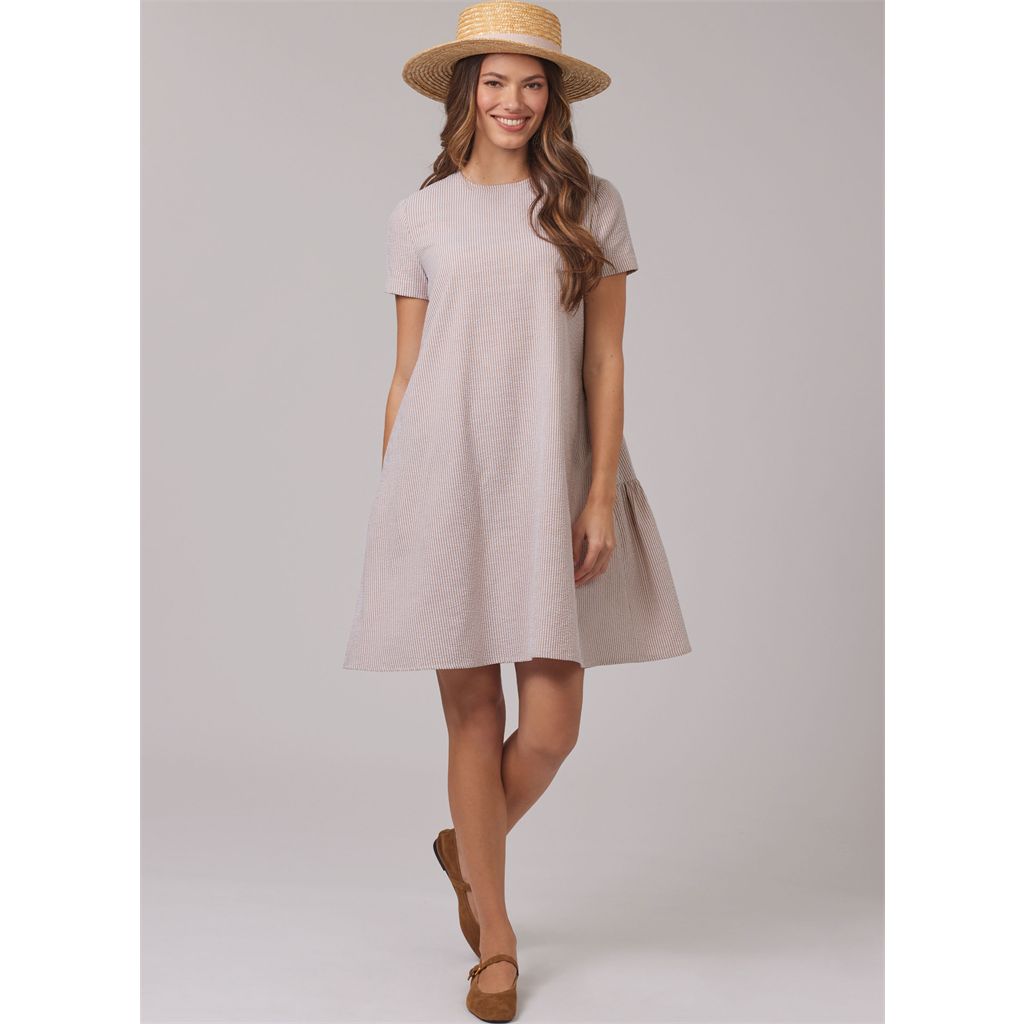 New Look Sewing Pattern N6799 Misses Dress with Sleeve and Length Variations 6799 Image 6 From Patternsandplains.com