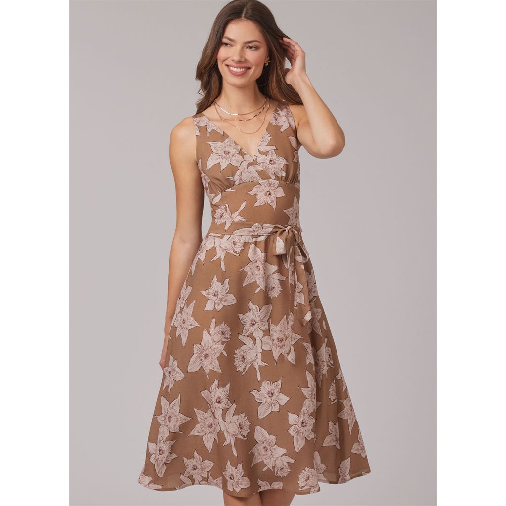 New Look Sewing Pattern N6800 Misses Dresses 6800 Image 2 From Patternsandplains.com