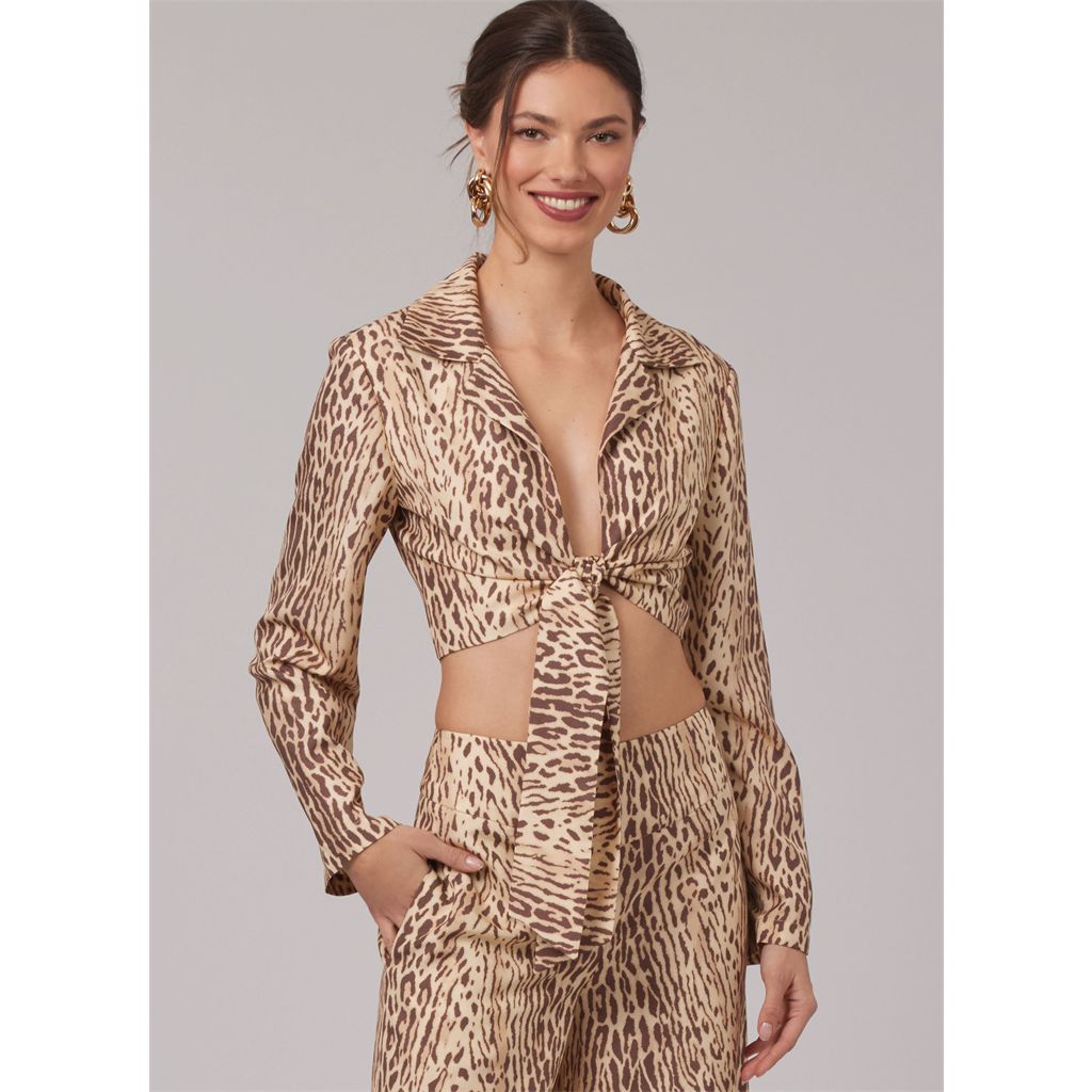 New Look Sewing Pattern N6801 Misses Tops Shorts and Pants 6801 Image 2 From Patternsandplains.com