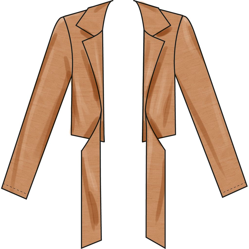 New Look Sewing Pattern N6801 Misses Tops Shorts and Pants 6801 Image 4 From Patternsandplains.com