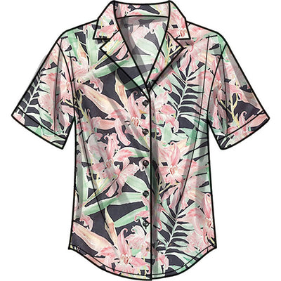 New Look Sewing Pattern N6802 Misses Shirt Pants and Shorts 6802 Image 3 From Patternsandplains.com