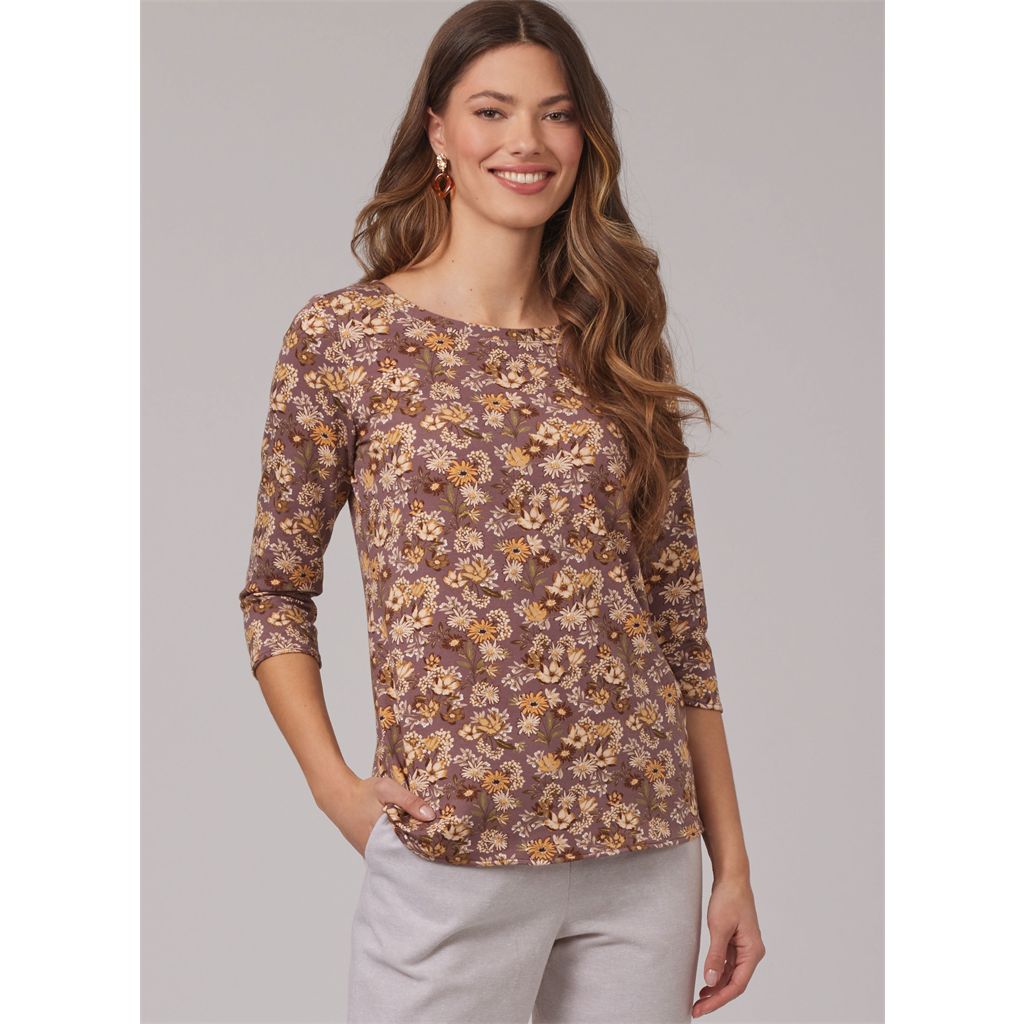 New Look Sewing Pattern N6803 Misses Knit Tops and Pants 6803 Image 2 From Patternsandplains.com