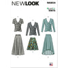 New Look Sewing Pattern N6804 Misses Knit Tops and Skirts 6804 Image 1 From Patternsandplains.com