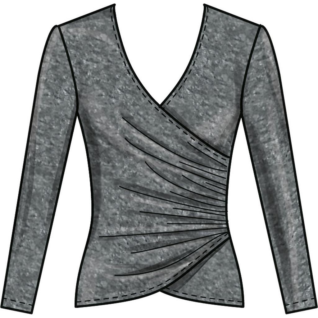 New Look Sewing Pattern N6804 Misses Knit Tops and Skirts 6804 Image 4 From Patternsandplains.com