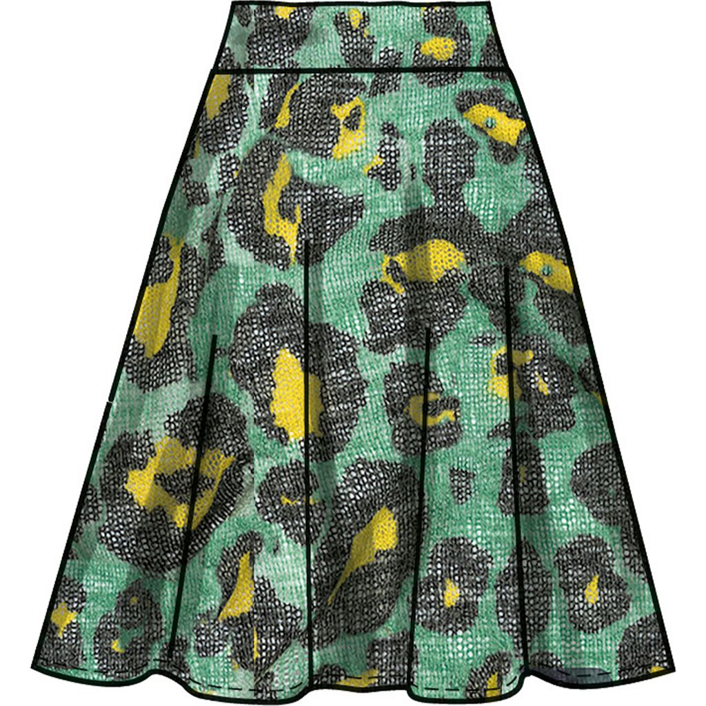 New Look Sewing Pattern N6804 Misses Knit Tops and Skirts 6804 Image 5 From Patternsandplains.com