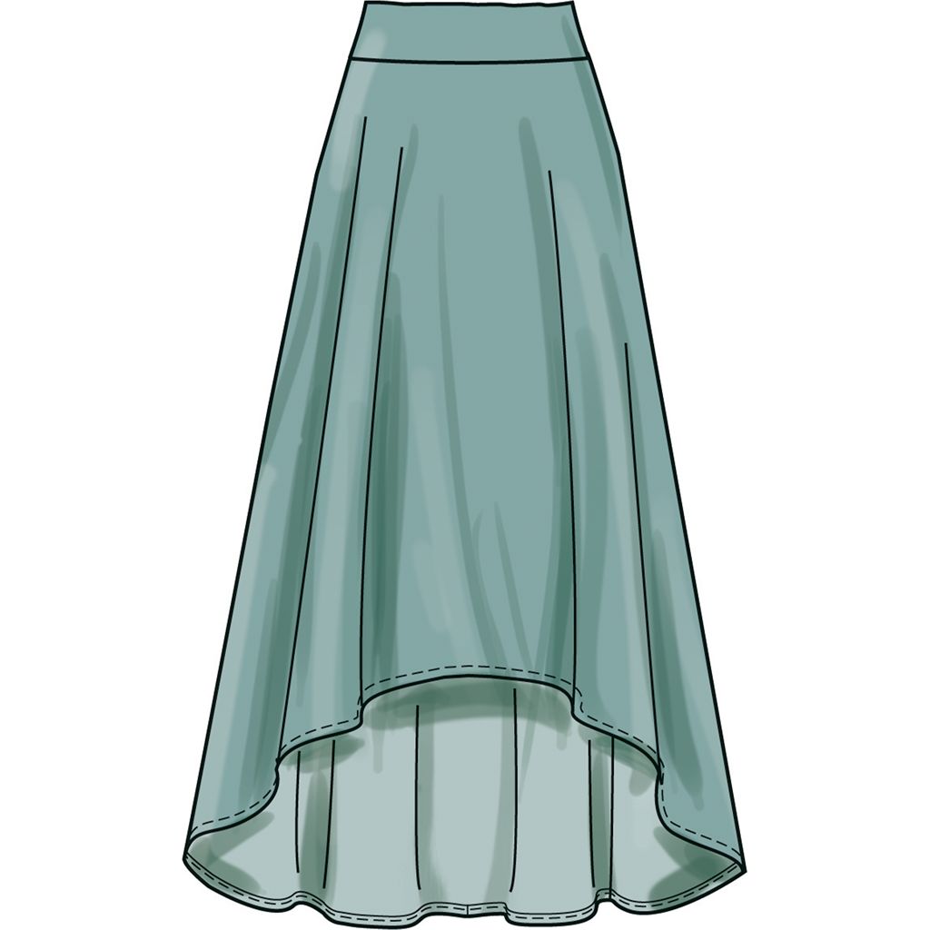 New Look Sewing Pattern N6804 Misses Knit Tops and Skirts 6804 Image 6 From Patternsandplains.com