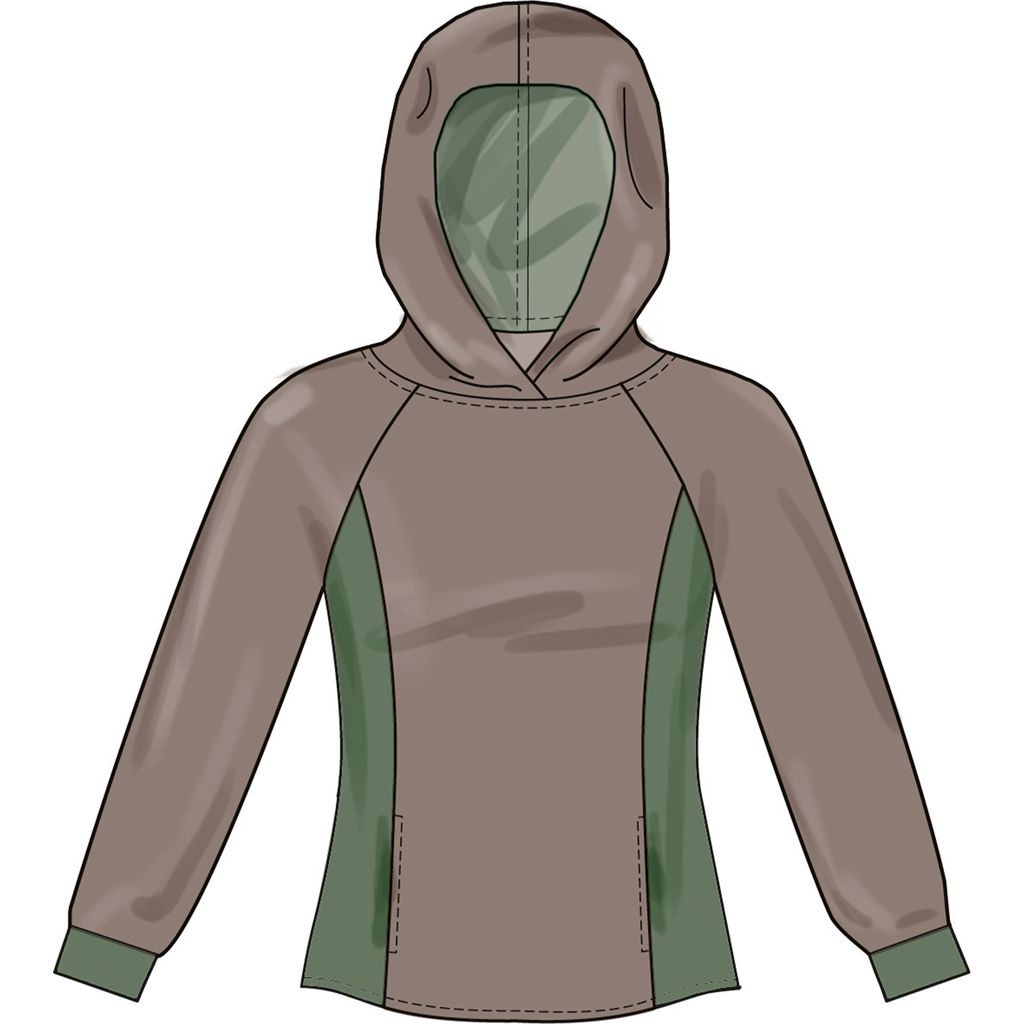 New Look Sewing Pattern N6806 Unisex Hoodies 6806 Image 3 From Patternsandplains.com