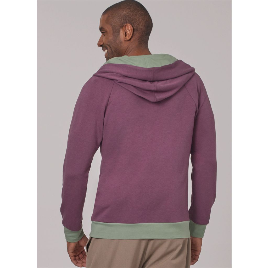 New Look Sewing Pattern N6806 Unisex Hoodies 6806 Image 7 From Patternsandplains.com