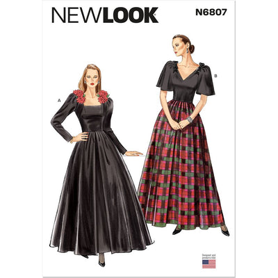 New Look Sewing Pattern N6807 Misses Evening Gowns 6807 Image 1 From Patternsandplains.com