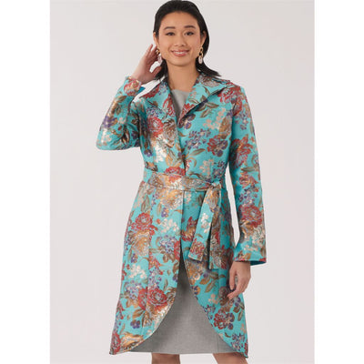 New Look Sewing Pattern N6809 Misses Jacket Belt and Dress with Petite Lines 6809 Image 2 From Patternsandplains.com