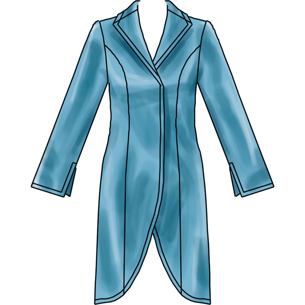 New Look Sewing Pattern N6809 Misses Jacket Belt and Dress with Petite Lines 6809 Image 4 From Patternsandplains.com