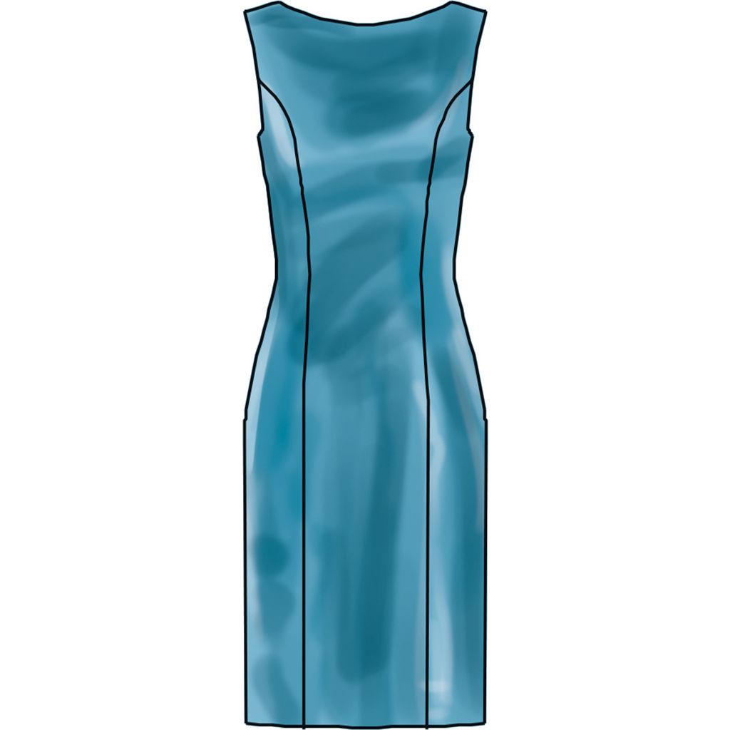 New Look Sewing Pattern N6809 Misses Jacket Belt and Dress with Petite Lines 6809 Image 6 From Patternsandplains.com