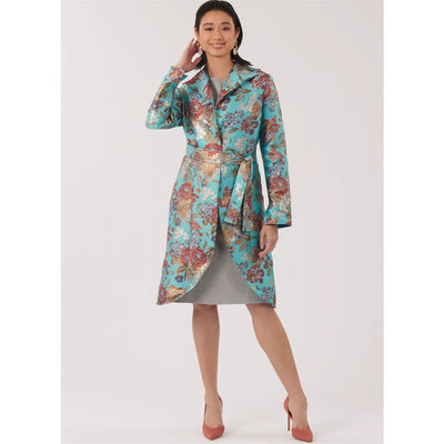 New Look Sewing Pattern N6809 Misses Jacket Belt and Dress with Petite Lines 6809 Image 7 From Patternsandplains.com