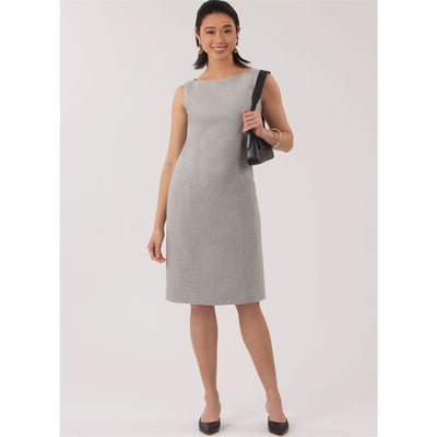 New Look Sewing Pattern N6809 Misses Jacket Belt and Dress with Petite Lines 6809 Image 8 From Patternsandplains.com