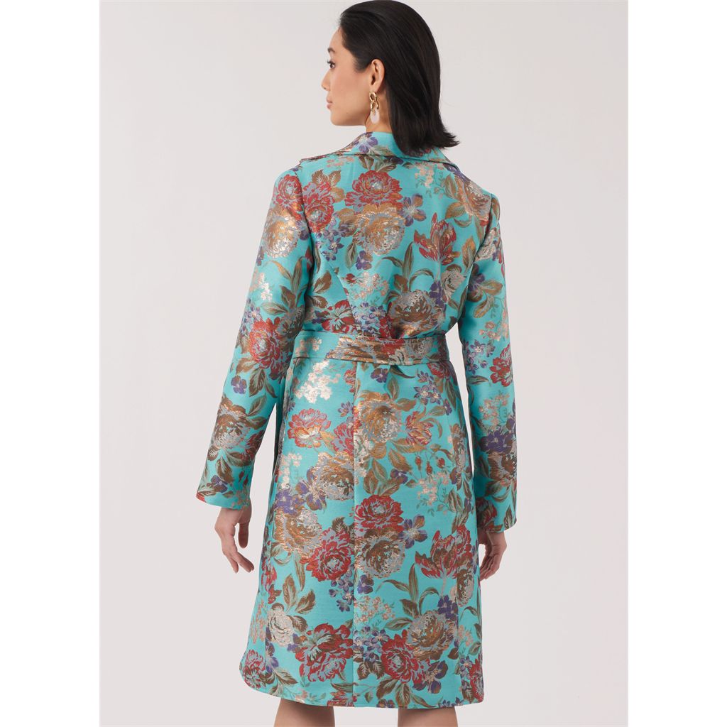 New Look Sewing Pattern N6809 Misses Jacket Belt and Dress with Petite Lines 6809 Image 9 From Patternsandplains.com