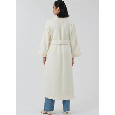 New Look Sewing Pattern N6810 Misses Coat with Belt in Two Lengths 6810 Image 5 From Patternsandplains.com