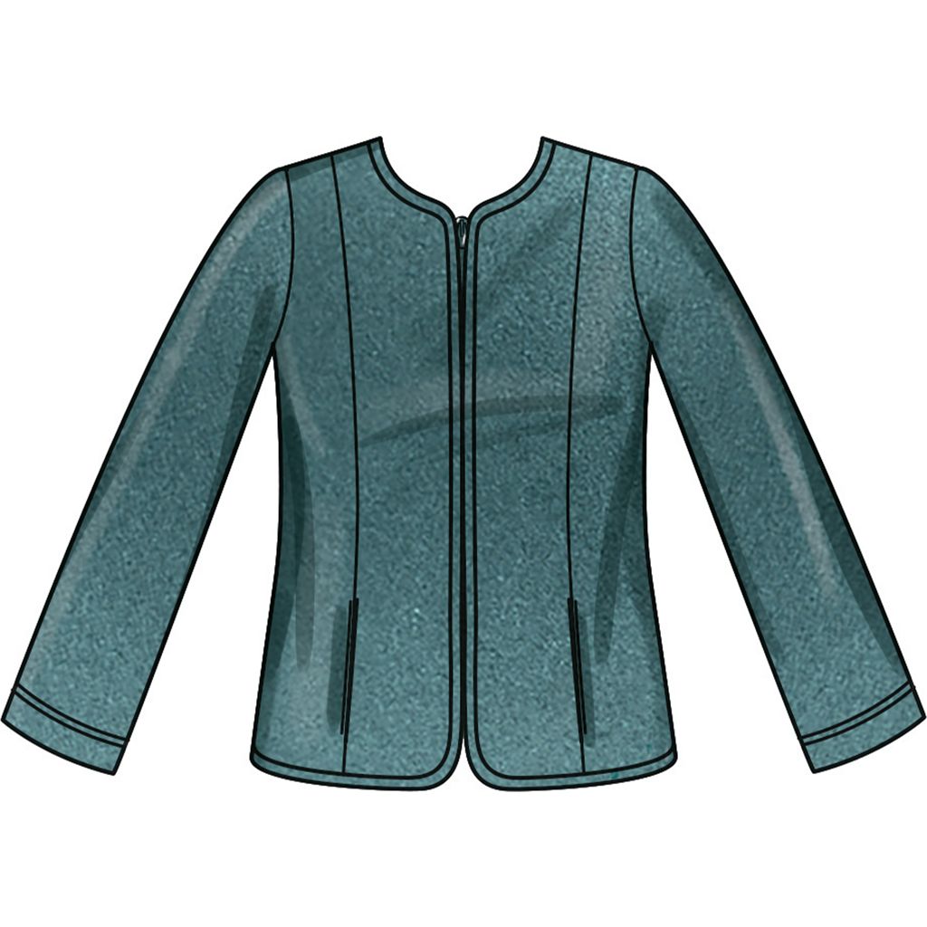 New Look Sewing Pattern N6812 Misses Jacket and Vest 6812 Image 3 From Patternsandplains.com