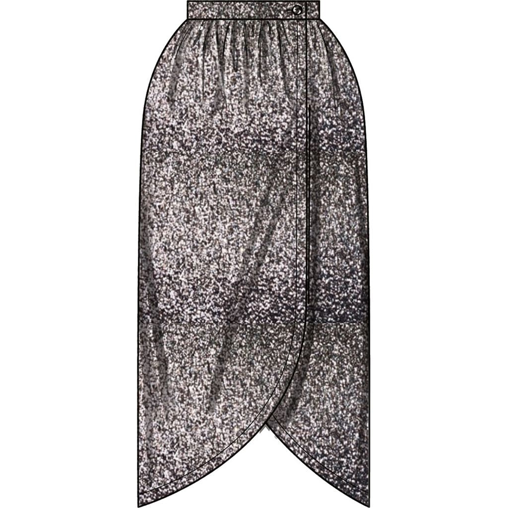New Look Sewing Pattern N6813 Misses Wrap Skirt in Two Lengths 6813 Image 3 From Patternsandplains.com