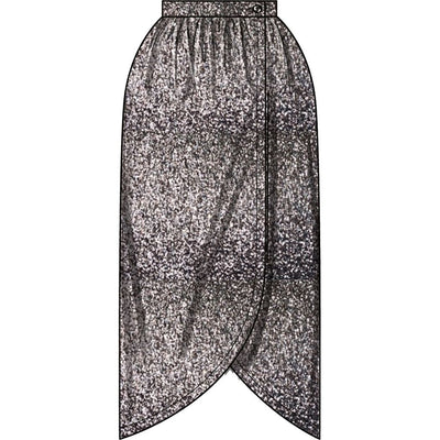 New Look Sewing Pattern N6813 Misses Wrap Skirt in Two Lengths 6813 Image 3 From Patternsandplains.com
