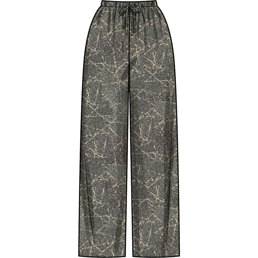 New Look Sewing Pattern N6814 Misses Knit Tops and Knit or Woven Pull on Pants 6814 Image 5 From Patternsandplains.com