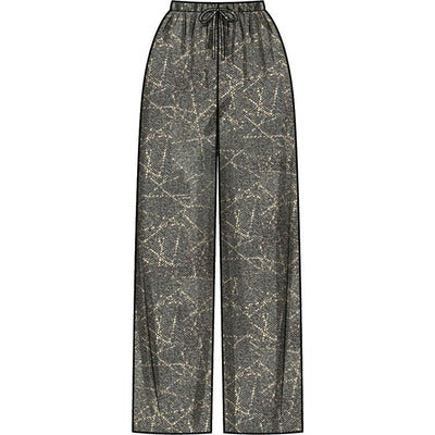 New Look Sewing Pattern N6814 Misses Knit Tops and Knit or Woven Pull on Pants 6814 Image 5 From Patternsandplains.com