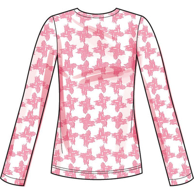 New Look Sewing Pattern N6815 Misses Knit Tops and Skirt In Two Lengths 6815 Image 3 From Patternsandplains.com