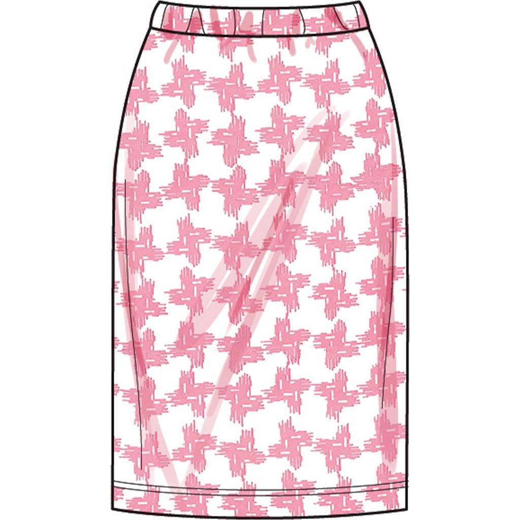 New Look Sewing Pattern N6815 Misses Knit Tops and Skirt In Two Lengths 6815 Image 4 From Patternsandplains.com