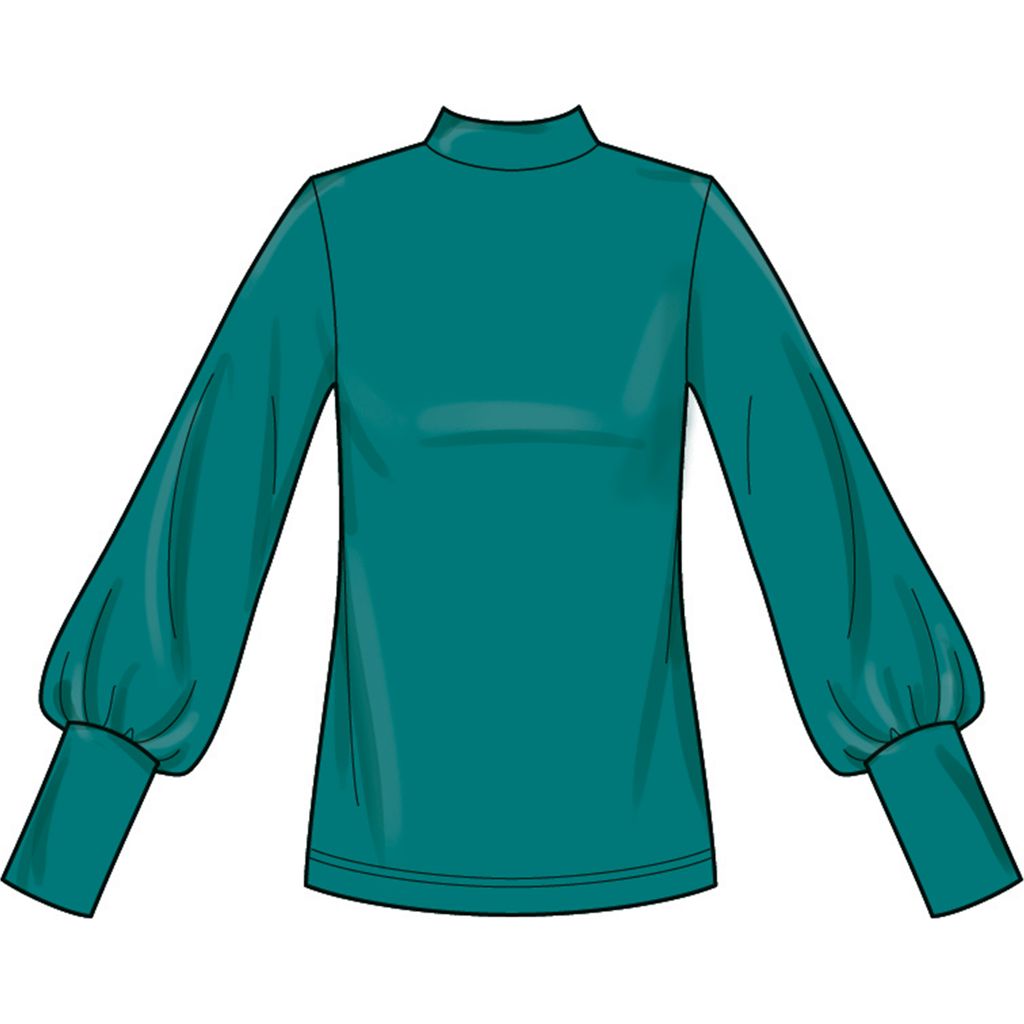 New Look Sewing Pattern N6815 Misses Knit Tops and Skirt In Two Lengths 6815 Image 6 From Patternsandplains.com