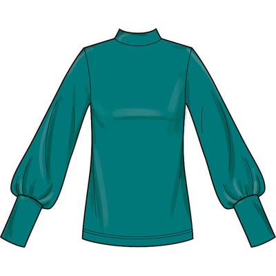 New Look Sewing Pattern N6815 Misses Knit Tops and Skirt In Two Lengths 6815 Image 6 From Patternsandplains.com