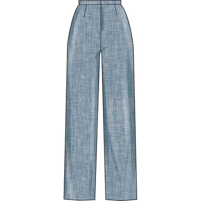 New Look Sewing Pattern N6817 Misses Draped Front Vest Jacket and Pants 6817 Image 4 From Patternsandplains.com