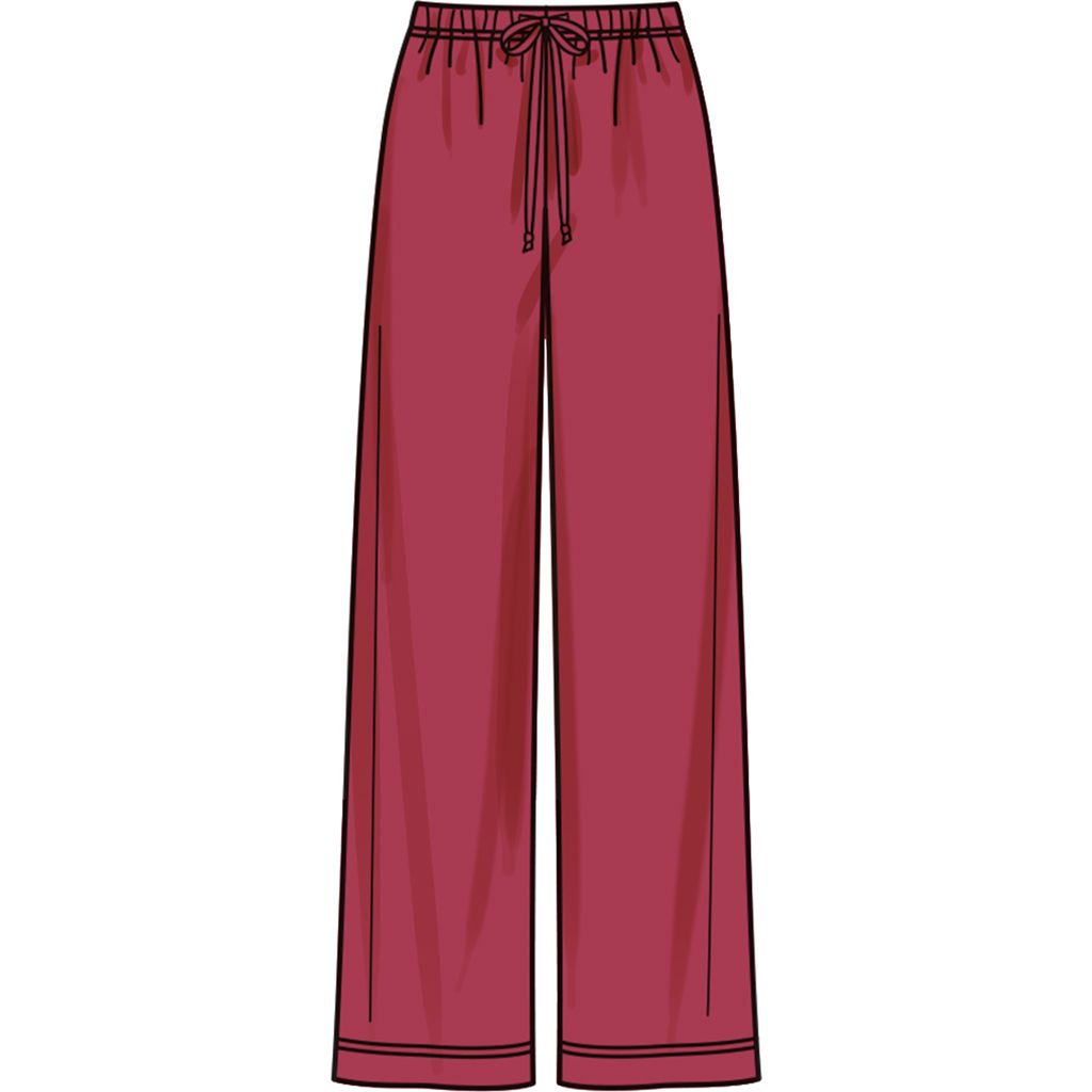 New Look Sewing Pattern N6818 Unisex Knit Hoodie and Pants and Misses Knit Dress 6818 Image 5 From Patternsandplains.com