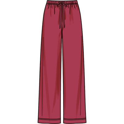 New Look Sewing Pattern N6818 Unisex Knit Hoodie and Pants and Misses Knit Dress 6818 Image 5 From Patternsandplains.com