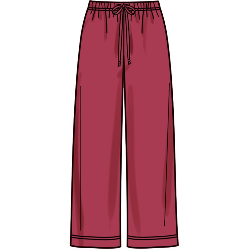 New Look Sewing Pattern N6818 Unisex Knit Hoodie and Pants and Misses Knit Dress 6818 Image 7 From Patternsandplains.com