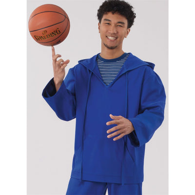 New Look Sewing Pattern N6818 Unisex Knit Hoodie and Pants and Misses Knit Dress 6818 Image 8 From Patternsandplains.com