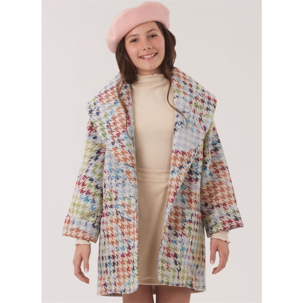 New Look Sewing Pattern N6819 Girls Lined Coats 6819 Image 2 From Patternsandplains.com