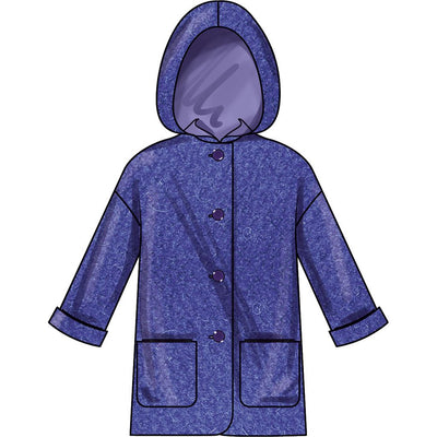 New Look Sewing Pattern N6819 Girls Lined Coats 6819 Image 3 From Patternsandplains.com