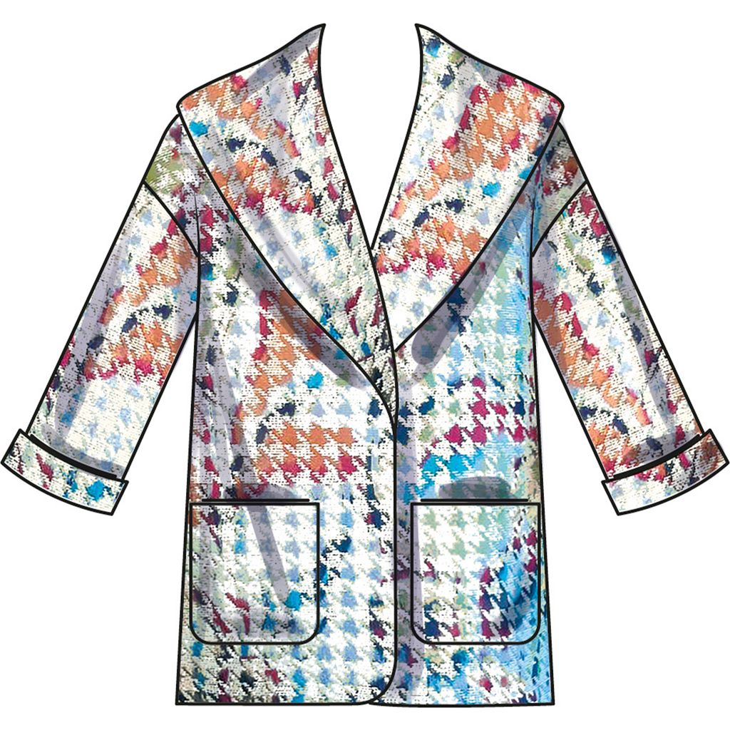 New Look Sewing Pattern N6819 Girls Lined Coats 6819 Image 4 From Patternsandplains.com