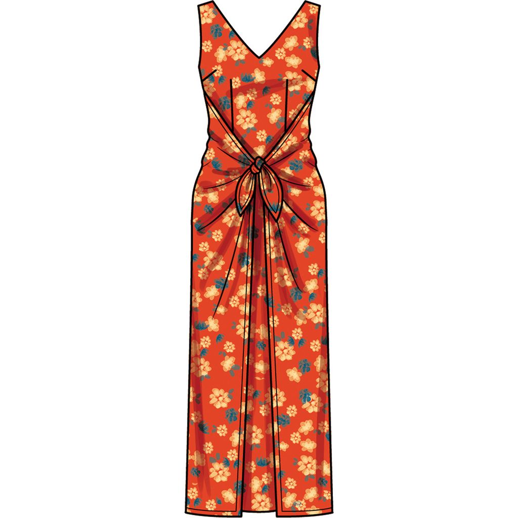 New Look Sewing Pattern N6821 Misses Dress in Two Lengths 6821 Image 3 From Patternsandplains.com