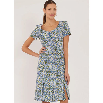 New Look Sewing Pattern N6822 Misses Dress in Two Lengths with Sleeve Variations 6822 Image 2 From Patternsandplains.com