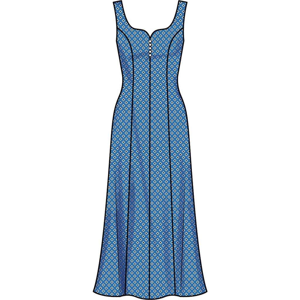 New Look Sewing Pattern N6822 Misses Dress in Two Lengths with Sleeve Variations 6822 Image 4 From Patternsandplains.com