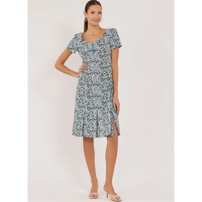 New Look Sewing Pattern N6822 Misses Dress in Two Lengths with Sleeve Variations 6822 Image 6 From Patternsandplains.com