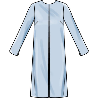 New Look Sewing Pattern N6823 Misses Coat and Dress 6823 Image 2 From Patternsandplains.com