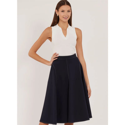 New Look Sewing Pattern N6825 Misses Skirts in Two Lengths 6825 Image 2 From Patternsandplains.com
